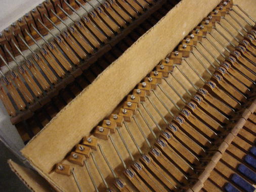 57 - Damper levers cleaned, polished 57 - Damper levers cleaned, polished